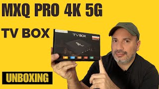 Producto de moda TV BOX MXQ PRO 4K 5G unboxing [upl. by Aroon]