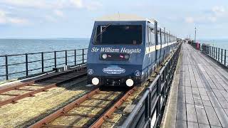 Southend Pier Railway  Sir William Heygate Train [upl. by Adlih192]