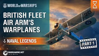 Naval Legends British Fleet Air Arms Warplanes Part 1 [upl. by Lirbij]