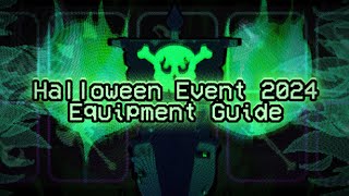 vesteria halloween event 2024 equipment guide [upl. by Kimball]