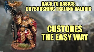 Painting Adeptus Custodes  Trajann Valoris Made Easy How I Paint Things [upl. by Fay]