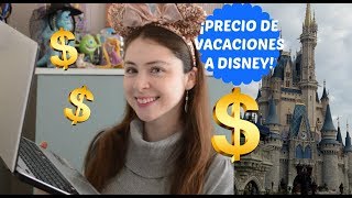 ¡CUÁNTO CUESTA UN PAQUETE EN DISNEY WORLD PARA 2019 [upl. by Ketchan]