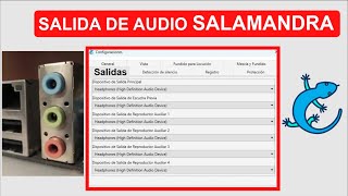 ✅ Como configurar la salida de audio en el automatizador para RADIO SALAMANDRA 2023 [upl. by Yrrac523]