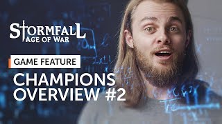 Stormfall Age of War  Champions Overview 2 [upl. by Dulci394]