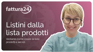 Listini dalla lista prodotti [upl. by Nadeen880]