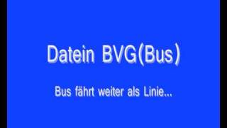 Datein BVG Bus Bus fährt weiter als Linie [upl. by Jamnis]