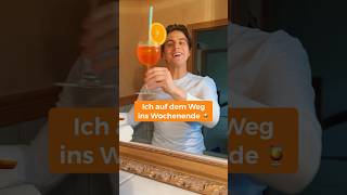 Schönes Wochenende 🤣🍹🧡 aperolspritz aperol spritz lustig song vincentgross feiern sing [upl. by Lesig]