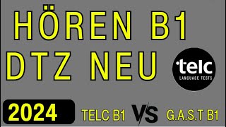 DTZ TELC B1 Hören 2024  B1 Test Hörverstehen  Prüfung B1  DTZ GAST [upl. by Nuhsar]