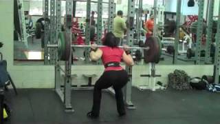 Jalaine Ulsh squat 100kgs [upl. by Neyuh]