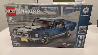 LEGO 10265  Ford Mustang Creator Expert box review [upl. by Ykcub531]