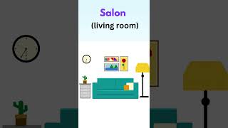 French Vocabulary Rooms in Your House [upl. by Esenwahs]