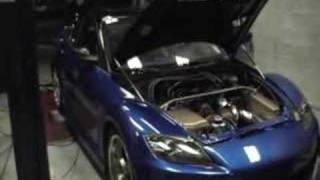 Turbo Mazda RX8 on the dyno [upl. by Natlus]