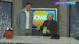 Luka Garza shares how you can win big with the Iowa Lottery  Paid Content [upl. by Maryly]