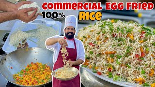 5 Minutes Egg Fried Rice  100 Original Restaurant Style Chinese Rice  چائنیز رائس  BaBa Food RRC [upl. by Adebayo]