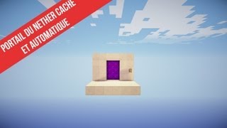 Minecraft  Portail du Nether caché et automatique [upl. by Sosthina]