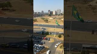 🌇 Vista Panorâmica de Brasília do 15º Andar no Hotel Kubitschek Plaza Brasília HotelKubitschek [upl. by Louisa]