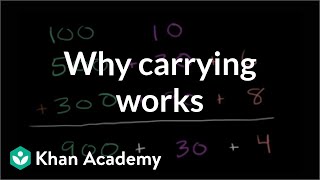 Adding why carrying works  Addition and subtraction  Arithmetic  Khan Academy [upl. by Minsat]