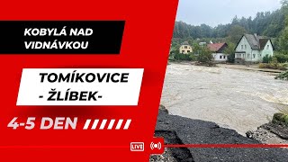 Povodeň 4  5 den Kobylá na Vidnávkou  Tomíkovice [upl. by Nnylg]