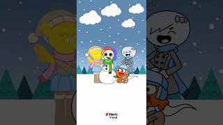 Which one is correct Gumball friends snowman gumball dandysworld animation [upl. by Ilram]