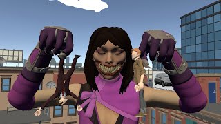 VRChat Oculus Quest 2 BackSpace map starring Mileena [upl. by Yllaw]