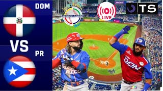 R DOMINICANA 5  2 P RICO  En vivo SERIE DEL CARIBE Miami 2024 EDICION 66 JORNADA 3 [upl. by Melli]