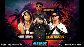 Pka Sla  ផ្កាស្លា Deep House Remix  AI Remix ft Orn Linda amp All3rgy x YCN Rakhie [upl. by Rebekkah]