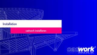 cadwork Installation [upl. by Anyl]