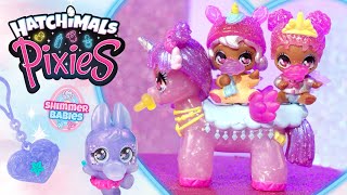 NEW Pixies Babysitters and Baby Twin Riders Hatchimals Unboxing Hatchimals  Hatch It On [upl. by Erotavlas]