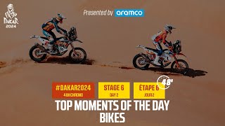 Bikes Top moments  Stage 6  Dakar2024 [upl. by Toor]