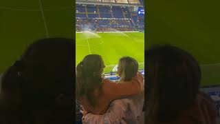 KRISTIE MEWIS amp SAM MEWIS at Chelsea vs Ajax game😍💙 stamfordbridge championsleague [upl. by Notlad]