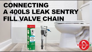 How to Connect the Fluidmaster Leak Sentry® Fill Valve Chain [upl. by Cinimmod]