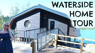 LUXURY LODGE HOME TOUR OF CENTER PARCS WATERSIDE LODGE  VACATION HOUSE TOUR  EMILY NORRIS [upl. by Pauli]