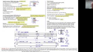 Betonarme 1  Ders 15  Kiriş donatı hesabı ve çizimi  08082020 [upl. by Mignon]