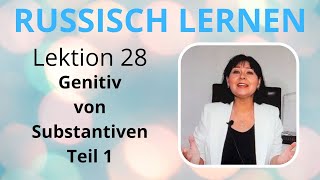 Lektion 28 Genitiv von Substantiven Teil 1 [upl. by Kotz]