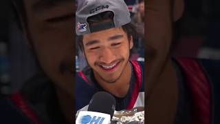 Zayne Parekh On Winning The Memorial Cup nhl hockey [upl. by Firahs113]