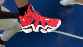 NBA 2K21 Shoe Creator  Adidas Crazy 8 quotWizardsquot [upl. by Dorita]