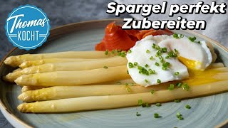 Spargel perfekt zubereiten  mit diesem Trick wird er noch besser [upl. by Aztinad]