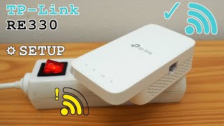 TPLink RE330 WiFi extender dual band • Unboxing installation configuration and test [upl. by Llenyl971]