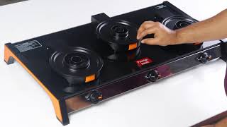 Prestige Svachh Gas Stove – India’s first and only gas stove with easy clean design [upl. by Anaul831]