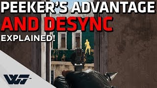 PEEKERS ADVANTAGE amp DESYNC EXPLAINEDDEMONSTRATION  PUBG [upl. by Netaf229]