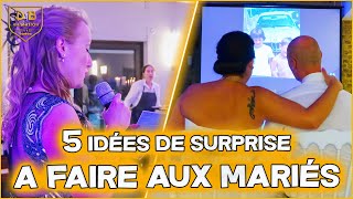 5 Idées de Surprise à faire aux Mariés 🤵👰 pendant leur soirée de Mariage [upl. by Jung461]