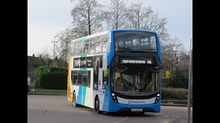 Stagecoach Hull 11767 YX73OZP on 12 to Hull Interchange 20231228 Part 1 [upl. by Relyks]