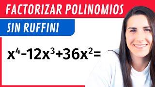 FACTORIZAR Polinomios SIN RUFFINI ❎ Ejercicios con Polinomios [upl. by Caine171]