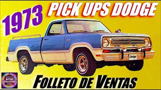 19721973 PICK UPS DODGE D100 Y D300  FOLLETOS DE VENTAS MEXICO [upl. by Yerag]