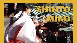 Japan Shinto Miko 巫女 Blessing Ceremony on New Years Day [upl. by Eolc]