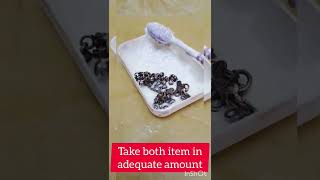 Easy Way to Clean Silver jewellery and items At HomeWith Toothpaste and Handwash liquid [upl. by Jyoti705]