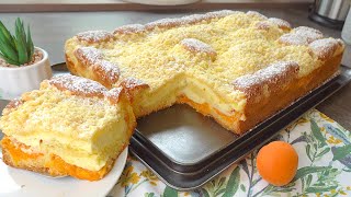 Haben Sie Aprikosen Machen Sie diesen leckeren und saftigen Kuchen Das beste Rezept 👍 [upl. by Ynottirb]