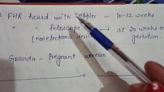 Common terms in Obstetrics [upl. by Anaicilef]