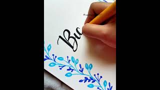 Biology front page design🔬 ideas for students youtubeshorts calligraphy shorts biology viral [upl. by Natsirhc]