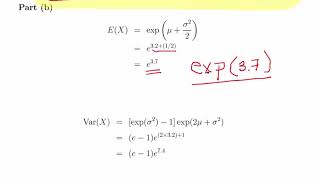 Lognormal Distribution  Worked Example [upl. by Dar328]